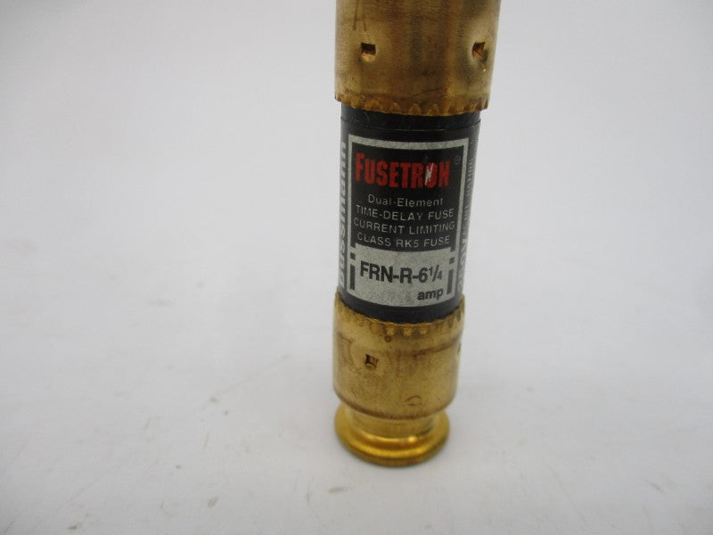 BUSSMANN FRN-R-6-1/4 250VAC 6-1/4A (PKG OF 10) (WH/BK) NSMP