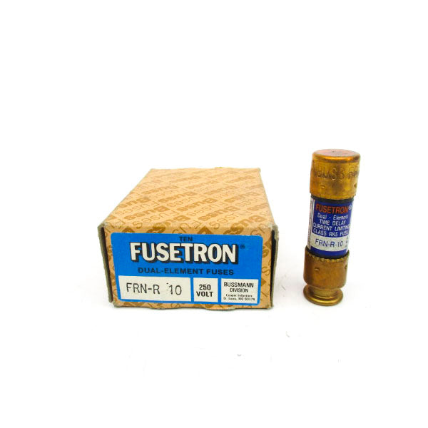 BUSSMANN FRN-R-10 250VAC 10A (PKG OF 10) (BR/BL) NSMP