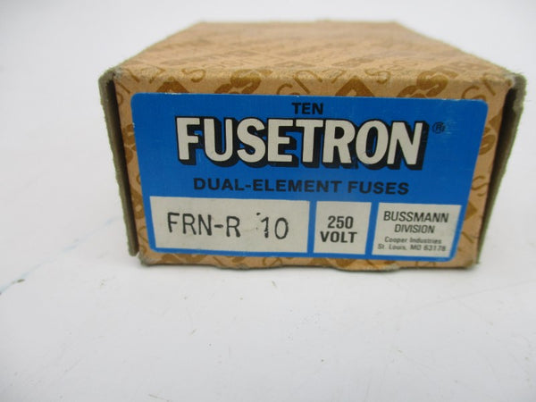 BUSSMANN FRN-R-10 250VAC 10A (PKG OF 10) (BR/BL) NSMP