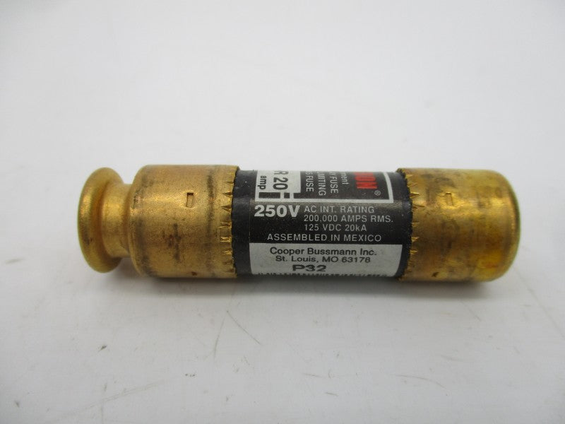 BUSSMANN FRN-R-20 250VAC 20A (PKG OF 10) (WH/BK) NSMP