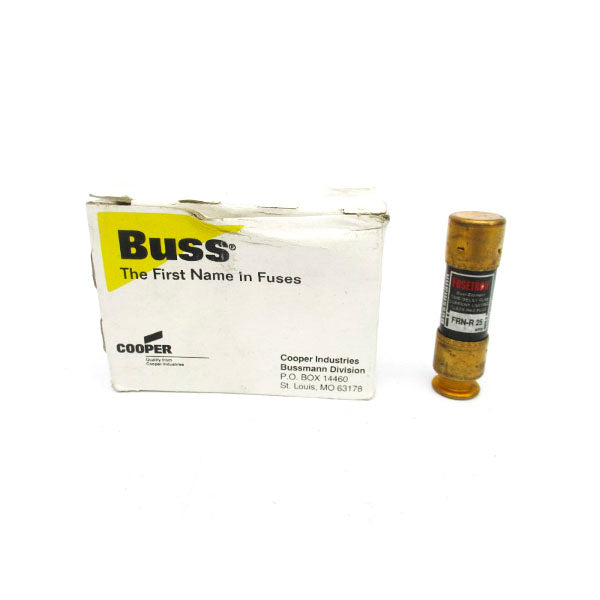 BUSSMANN FRN-R-25 250VAC 25A (PKG OF 10) (WH/BK) NSMP