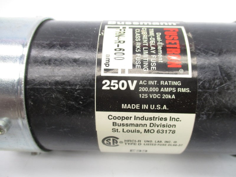 BUSSMANN FRN-R-600 250VAC 600A (LONG) (WH/BK) NSMP