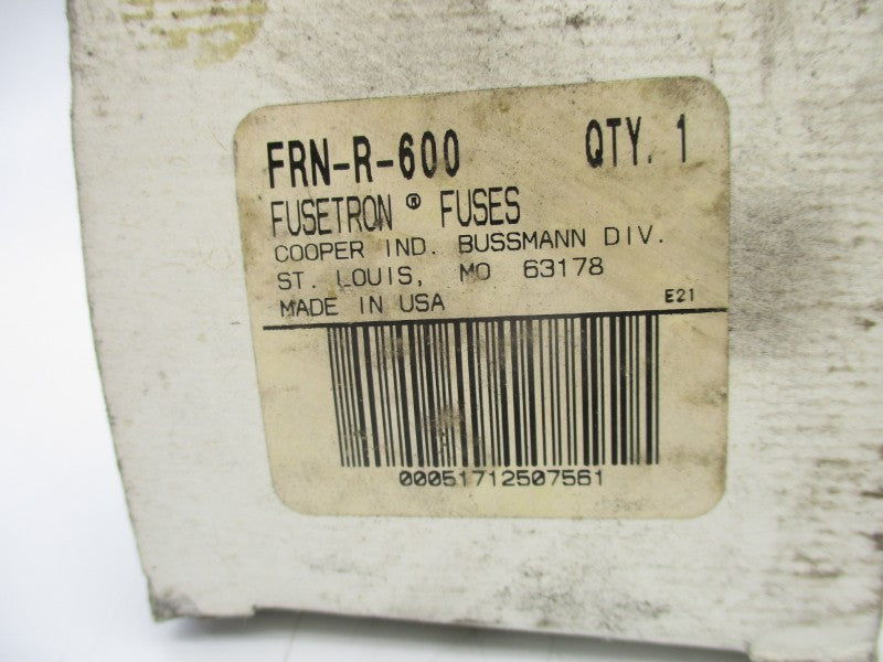 BUSSMANN FRN-R-600 250VAC 600A (LONG) (WH/BK) NSMP