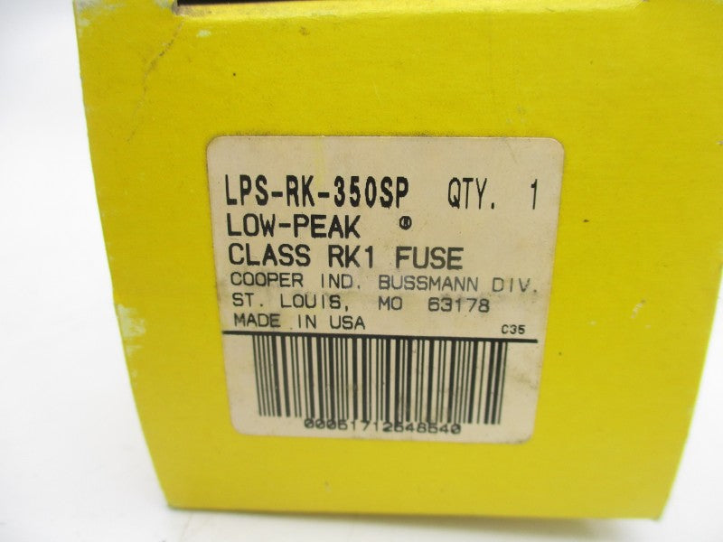 BUSSMANN LPS-RK-350SP 600VAC 350A (YL/BL) NSMP