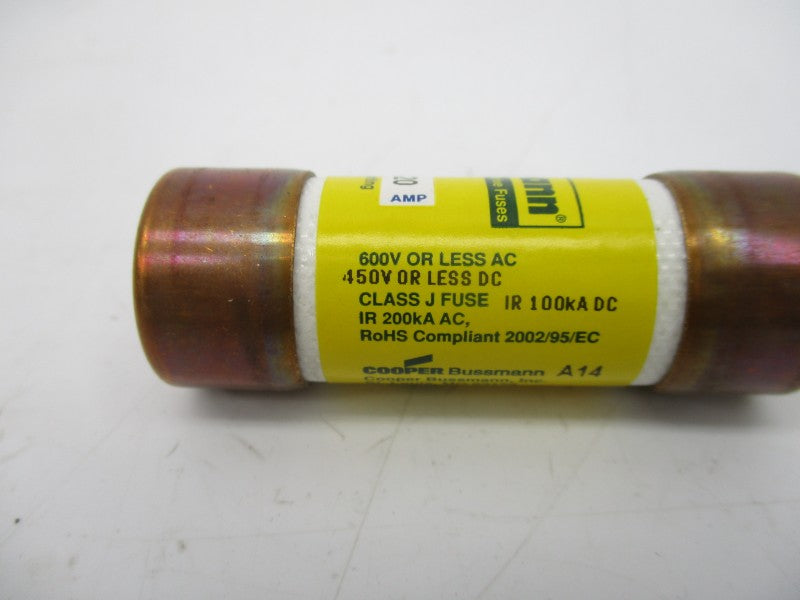 BUSSMANN DFJ-20 600VAC 20A (PKG OF 10) (YL/YL) NSMP