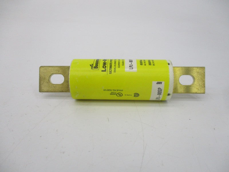 BUSSMANN LPJ-80SP 600VAC 80A (YL/YL) NSMP