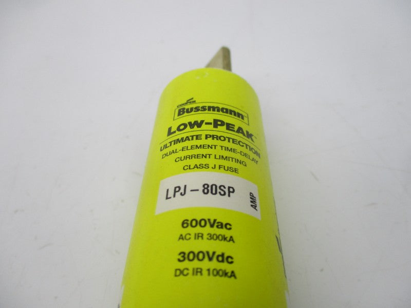 BUSSMANN LPJ-80SP 600VAC 80A (YL/YL) NSMP