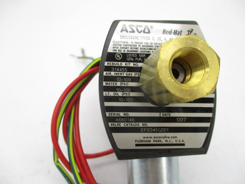 ASCO EF8345G001 V 10-100PSI UNMP
