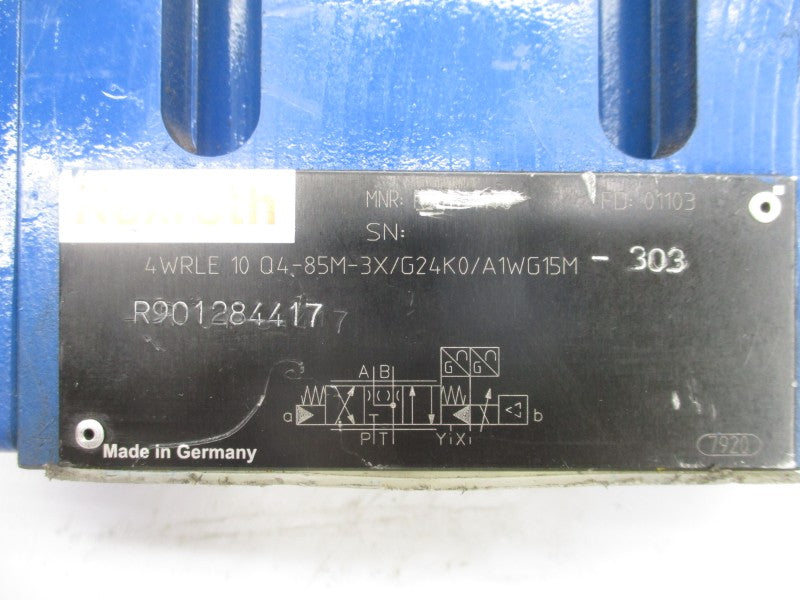 REXROTH 4WRLE10Q4-85M-3X/G24K0/A1WG15M-303 R901284417 24V UNMP