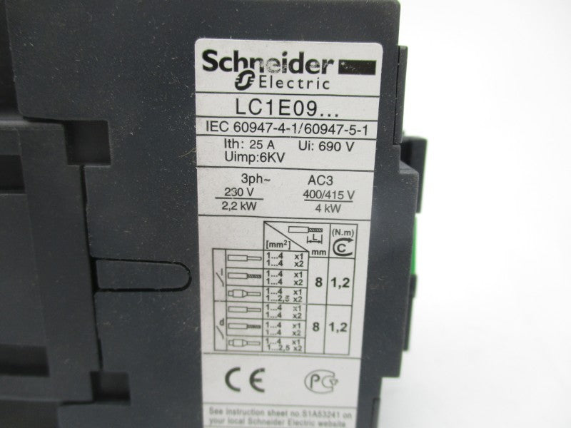 SCHNEIDER ELECTRIC LC1E0910E7 48V NSMP