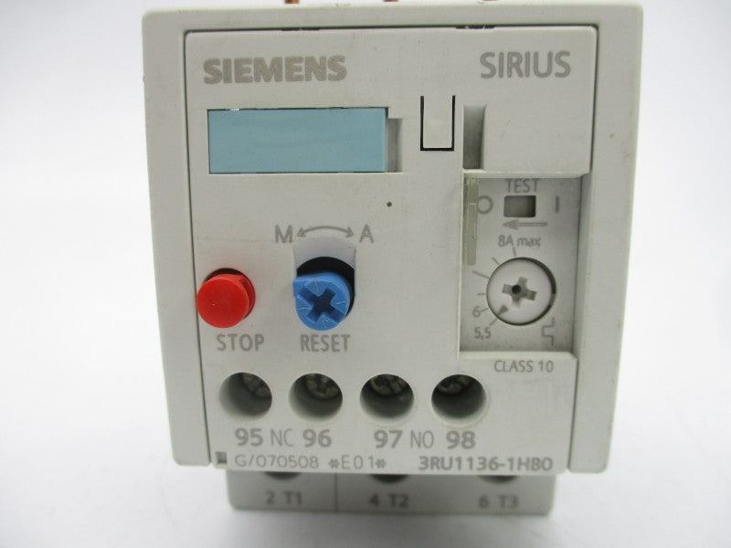 SIEMENS 3RU1136-1HB0 600V 125A UNMP