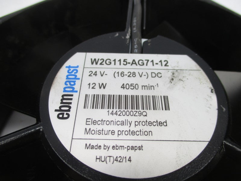 FAN W2G115-AG71-12 24V UNMP