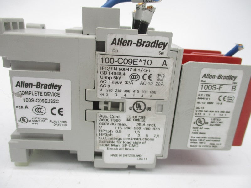 ALLEN BRADLEY 100S-C09EJ32C SER. A 24VDC UNMP