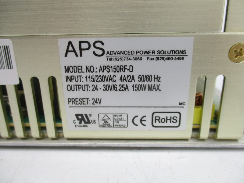 ADVANCED POWER APS150RF-D 115/230VAC 4/2A UNMP