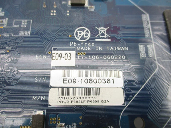 17-106-060220 PROX-F602LF-P0905-G2A (NO PROCESSOR) (AS PICTURED) UNMP