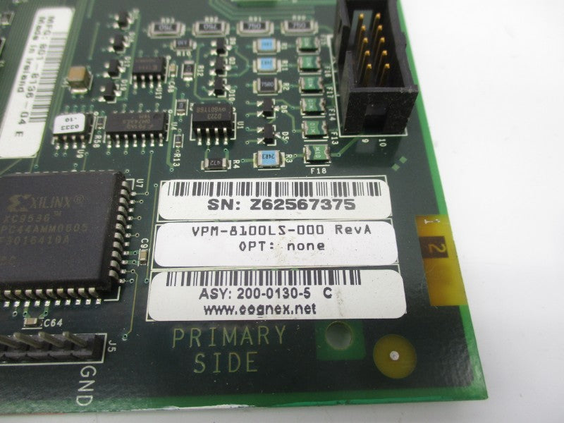 COGNEX VPM-8100LS-000 REV. A UNMP