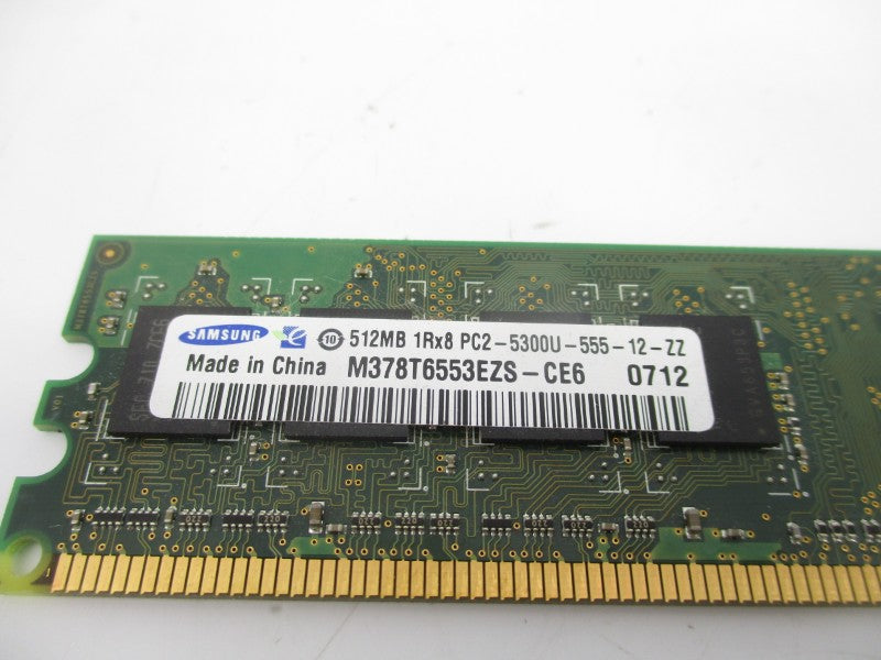 SAMSUNG M378T6553EZS-CE6 PC2-5300U-555-12-ZZ UNMP