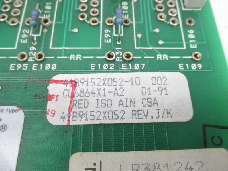 FISHER ROSEMOUNT CL6864X1-A2 41B9152X052 REV. J/K UNMP