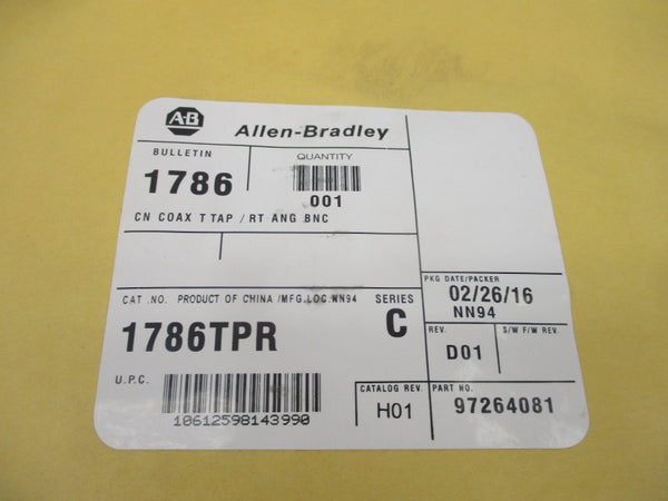 ALLEN BRADLEY 1786TPR SER. C DATE:2016 NSFS