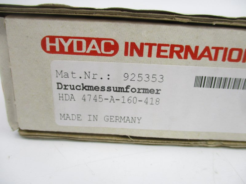 HYDAC HDA4745-A-160-418 10-30VDC NSMP