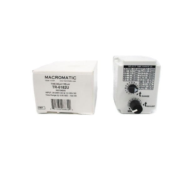 MACROMATIC TR-6182U 24-240VAC 0.05S-100H NSMP