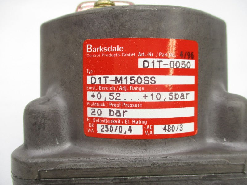 BARKSDALE D1T-M150SS 480VAC 3A NSMP