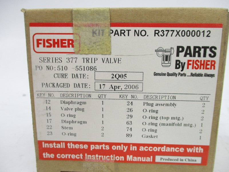 FISHER R377X000012 NSMP
