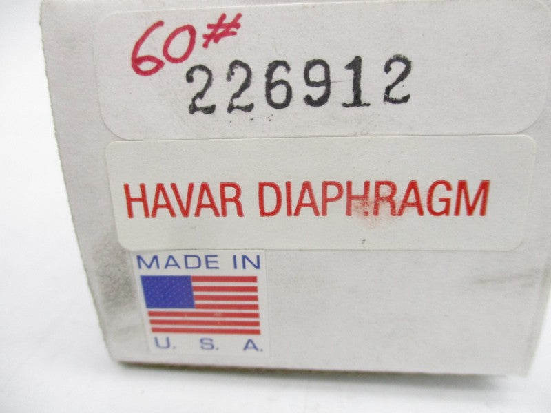 HAVAR DIAPHRAGM PT-60-N-HA-S 226912 NSMP