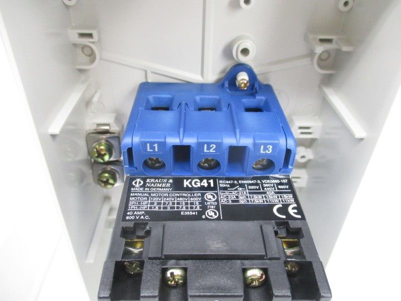 KRAUS&NAIMER KG41T103/40KL11V 600VAC 40A NSMP