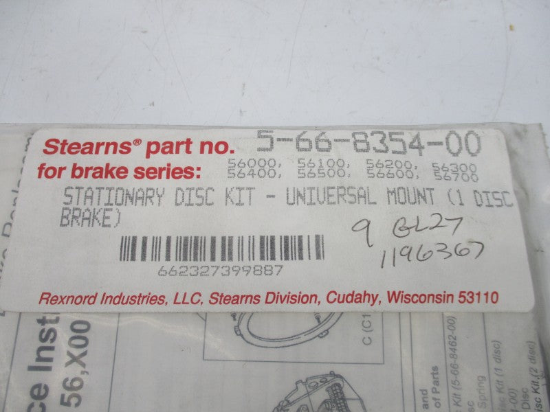 STEARNS 5-66-8354-00 NSMP