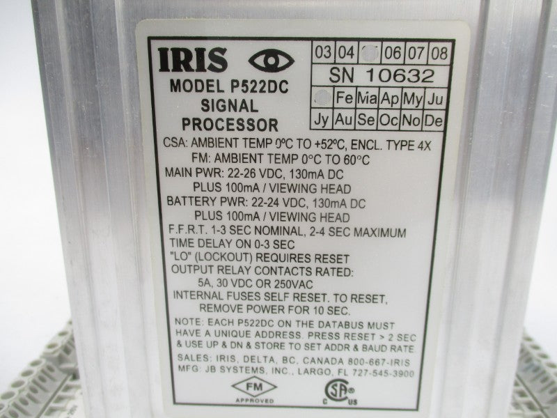 IRIS P522DC 22-26VDC NSMP
