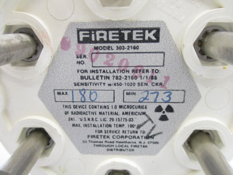 FIRETEK 303-2160 NSNP