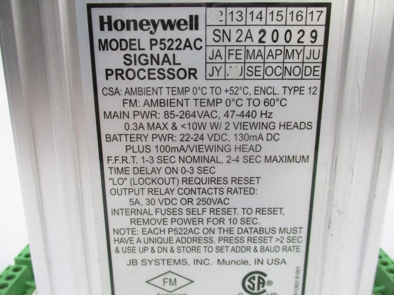 HONEYWELL P522AC 85-264VAC 0.3A NSNP