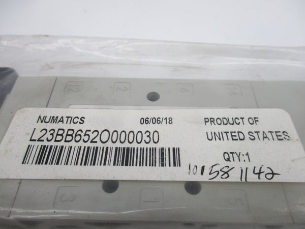 NUMATICS L23BB652O000030 110-120V 14.5-145PSI NSMP