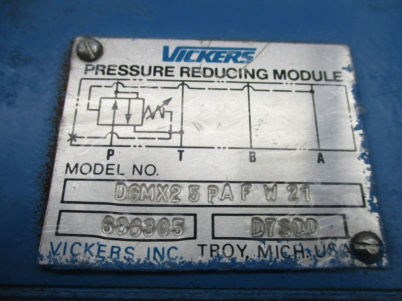 VICKERS DGMX25PAFW21 UNMP