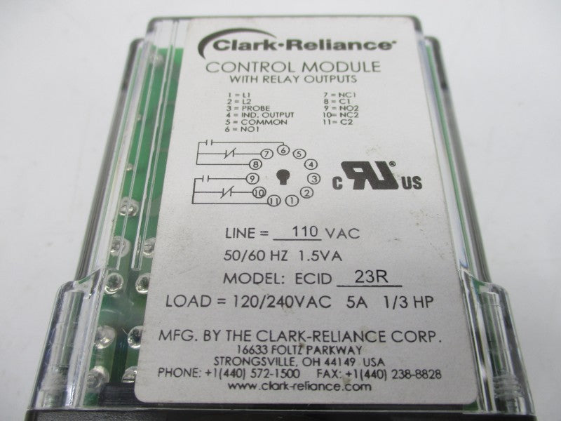 CLARK-RELIANCE ECID23R 110VAC NSNP