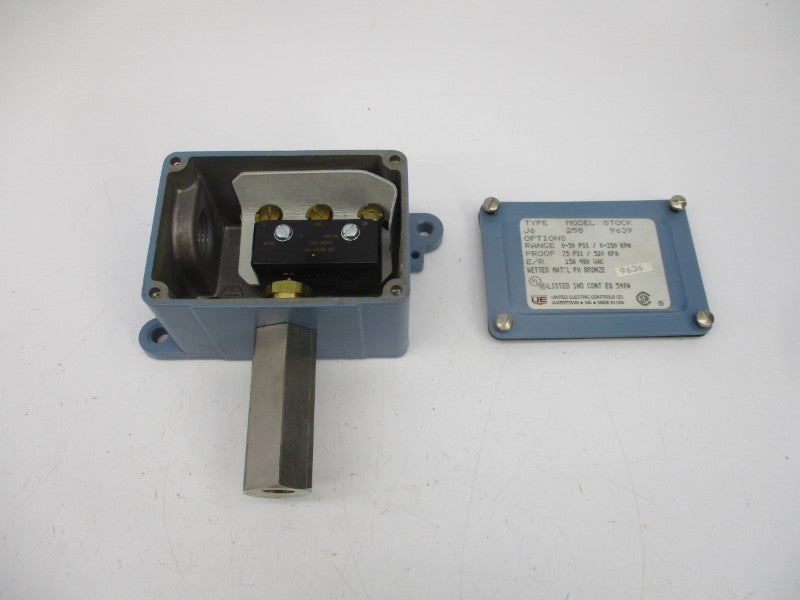 UNITED ELECTRIC J6-258 480VAC 0-50PSI NSNP