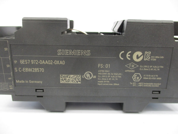 SIEMENS 6ES7972-0AA02-0XA0 NSNP