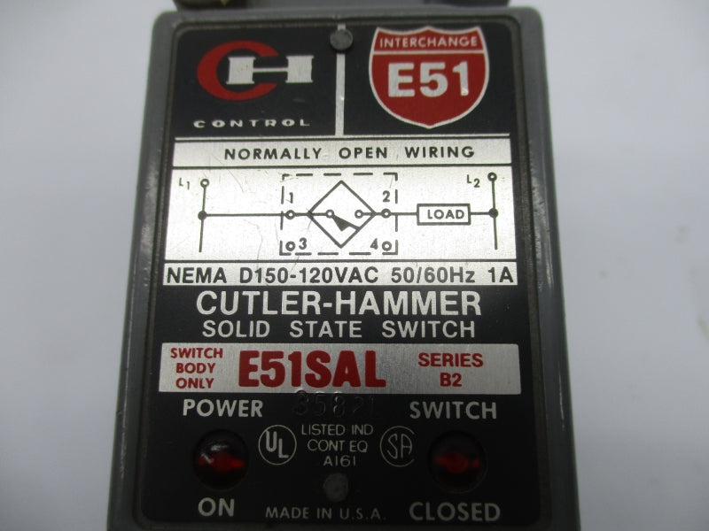 CUTLER HAMMER E51SAL SER. B2 120VAC 1A UNMP