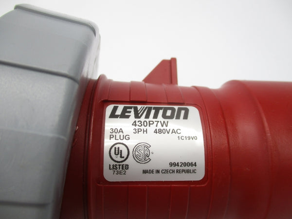 LEVITON 430P7W 480VAC 30A (AS PICTURED) NSMP