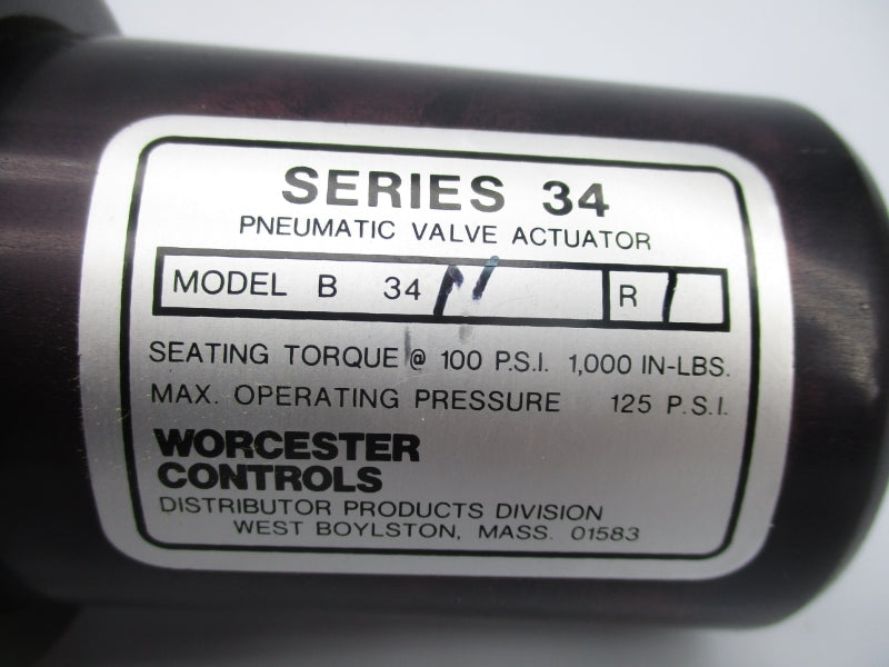 WORCHESTER CONTROLS B-34N 125PSI NSMP