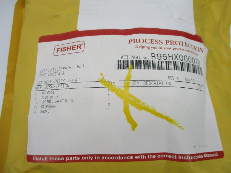 FISHER R95HX000072 NSFS