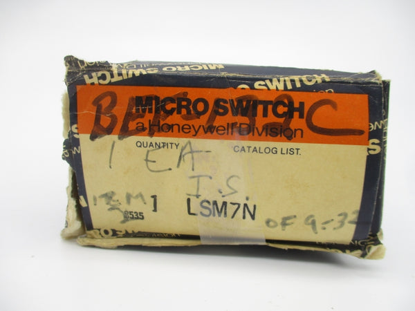 MICRO SWITCH LSM7N 600VAC 10A NSMP