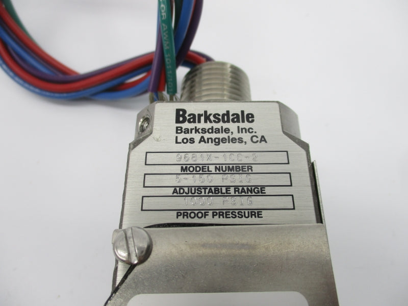 BARKSDALE 9681X-1CC-2 5-150PSI NSMP