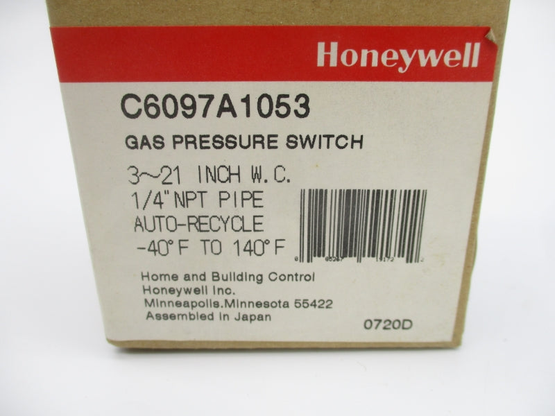HONEYWELL C6097A1053 120/240VAC 3A 1/4" NSMP