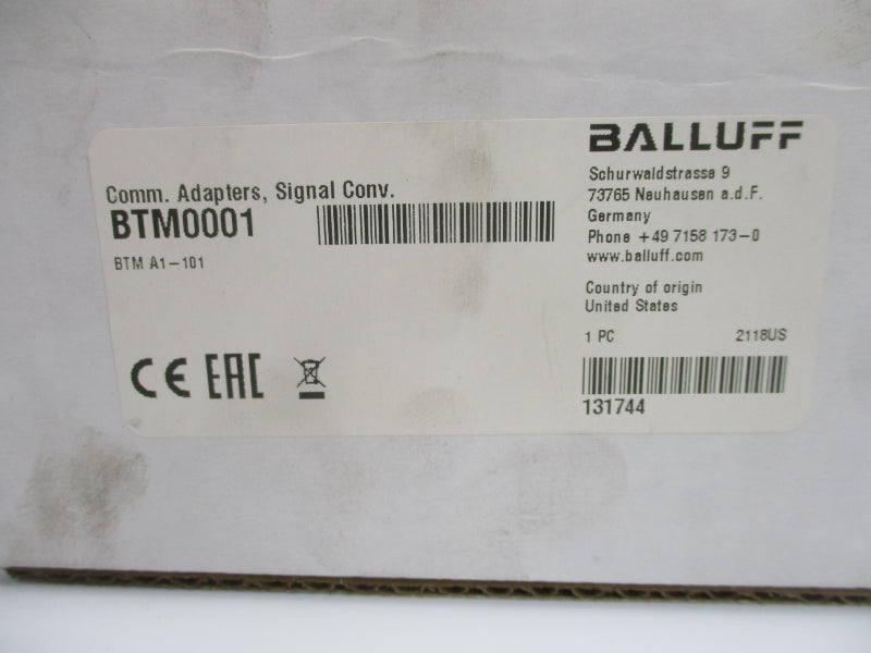 BALLUFF BTM0001 24VDC NSMP