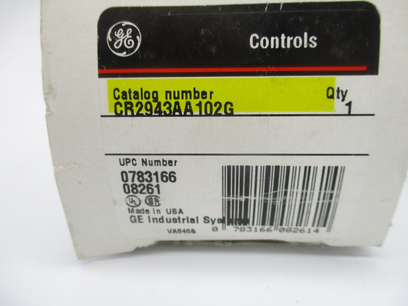 GENERAL ELECTRIC CR2943AA102G 600V NSMP