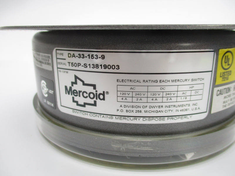 MERCOID DA-33-153-9 120/240V 4/2A NSMP