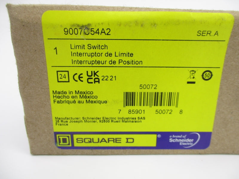 SQUARE D 9007C54A2 SER. A 600V NSMP