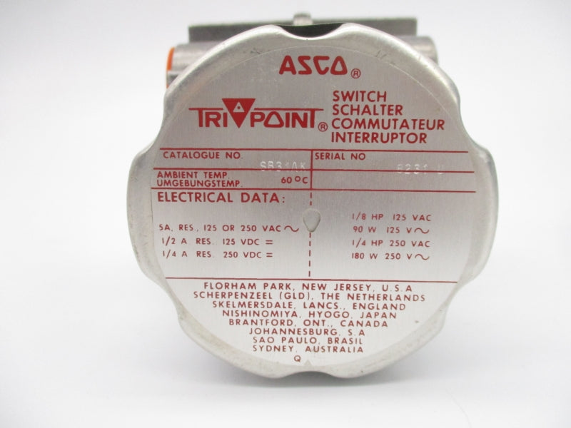 ASCO SB31AK 125/250VAC NSMP